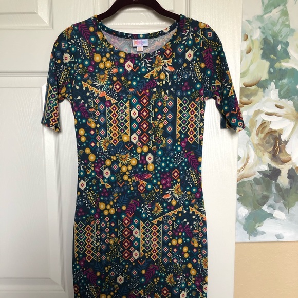 LuLaRoe Julia Dress XXS - Picture 1 of 1
